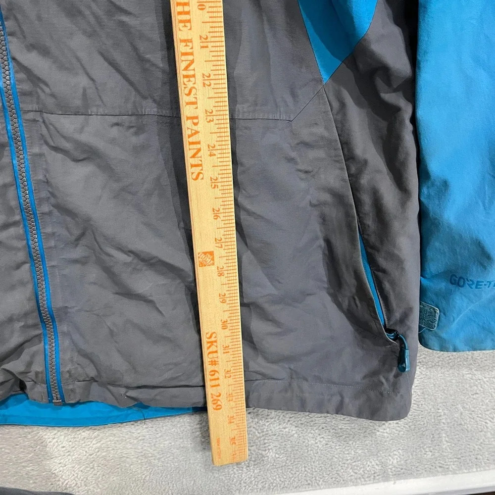 The North Face Pro Project Goretex Jacket Mens 2XL Ski Snowboard‎ Hood Blue Gray